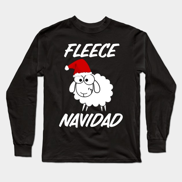 Fleece Navidad Long Sleeve T-Shirt by Raw Designs LDN